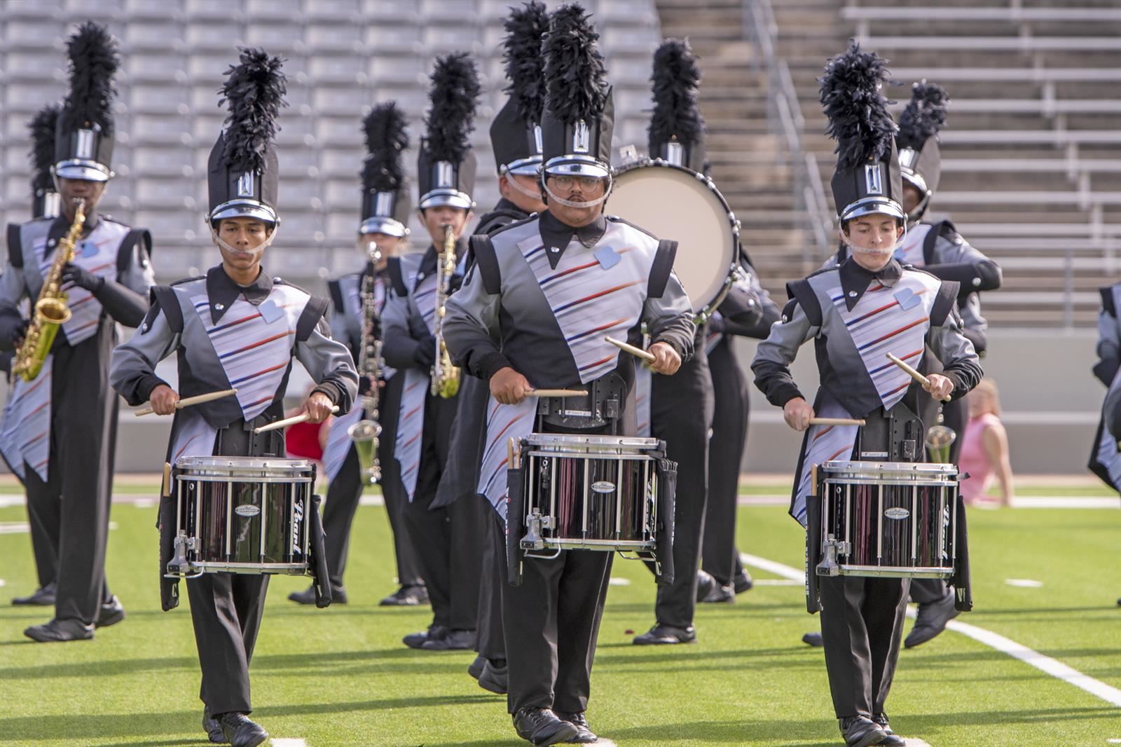 The Bridgeland High School marching band earned a second consecutive bid to the UIL State Marching Contest.
